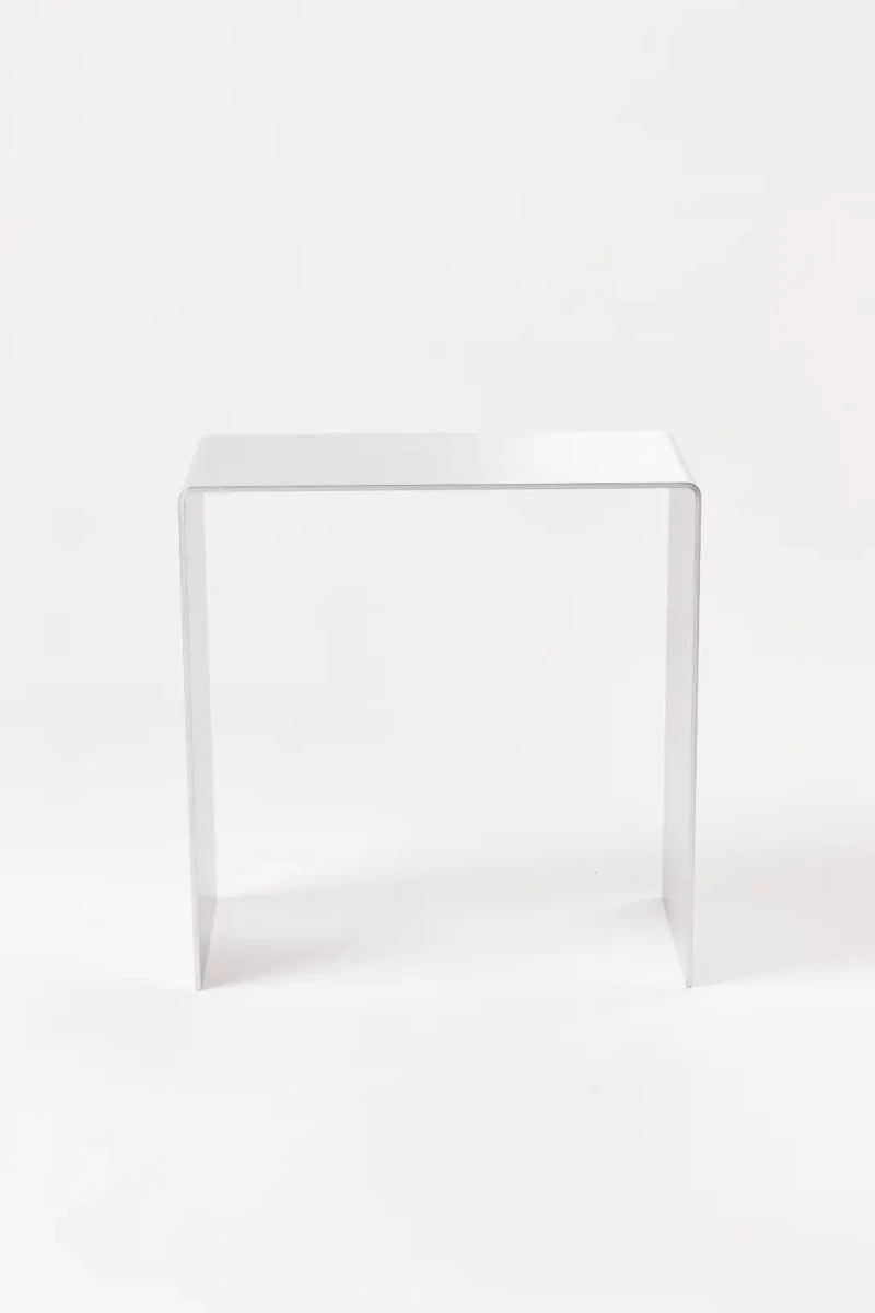 FARO_1 | Aluminum corner table, 40 cm - FRAME