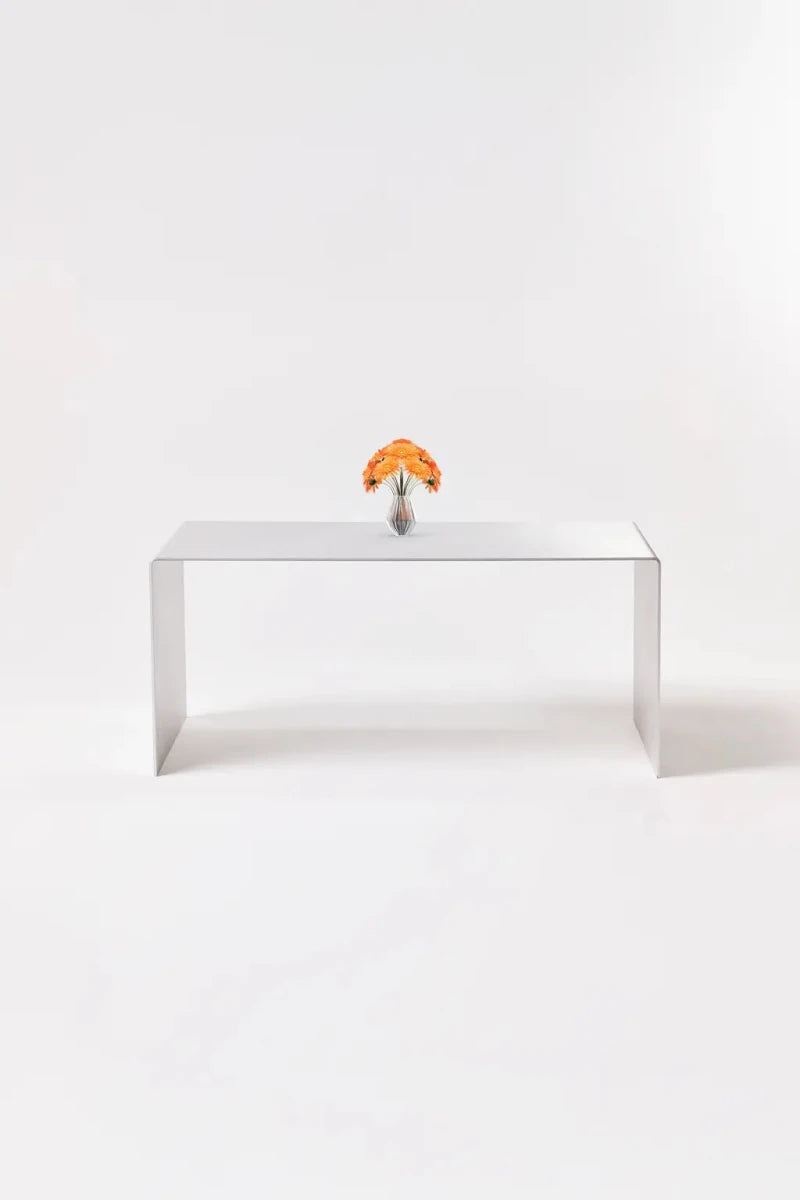 LURA_1 | Aluminum coffee table, 80 cm - RÅM