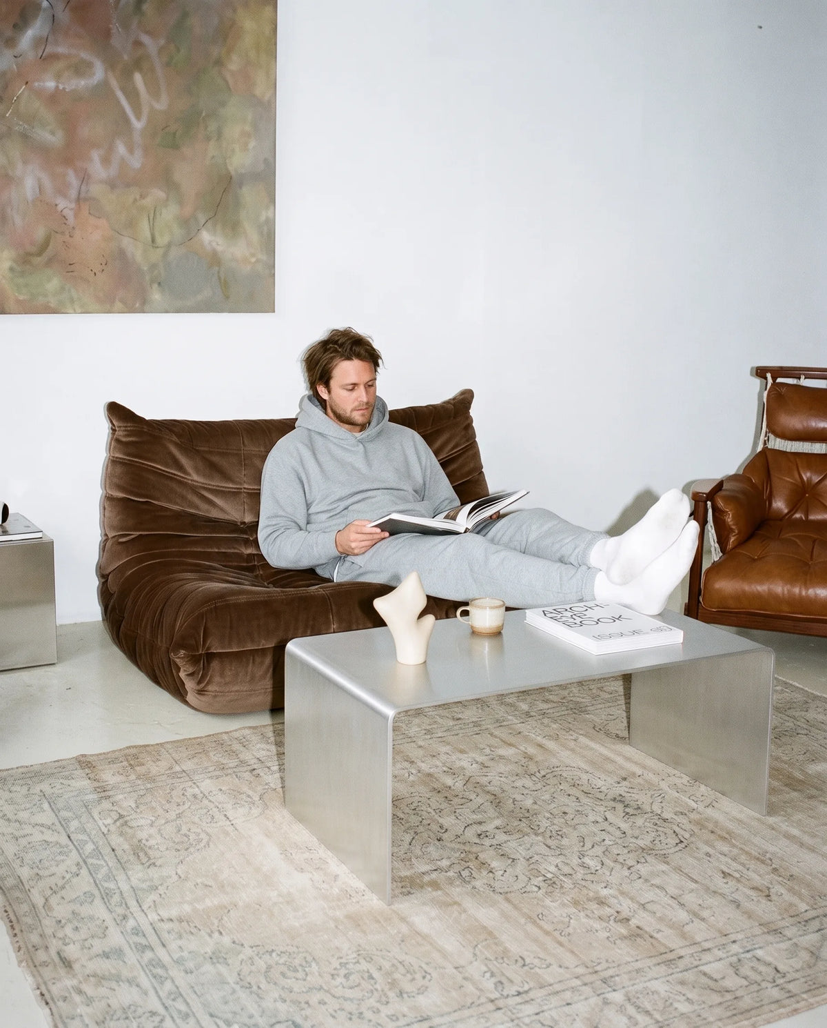 LURA_5 | Couchtisch aus Aluminium, 100 cm